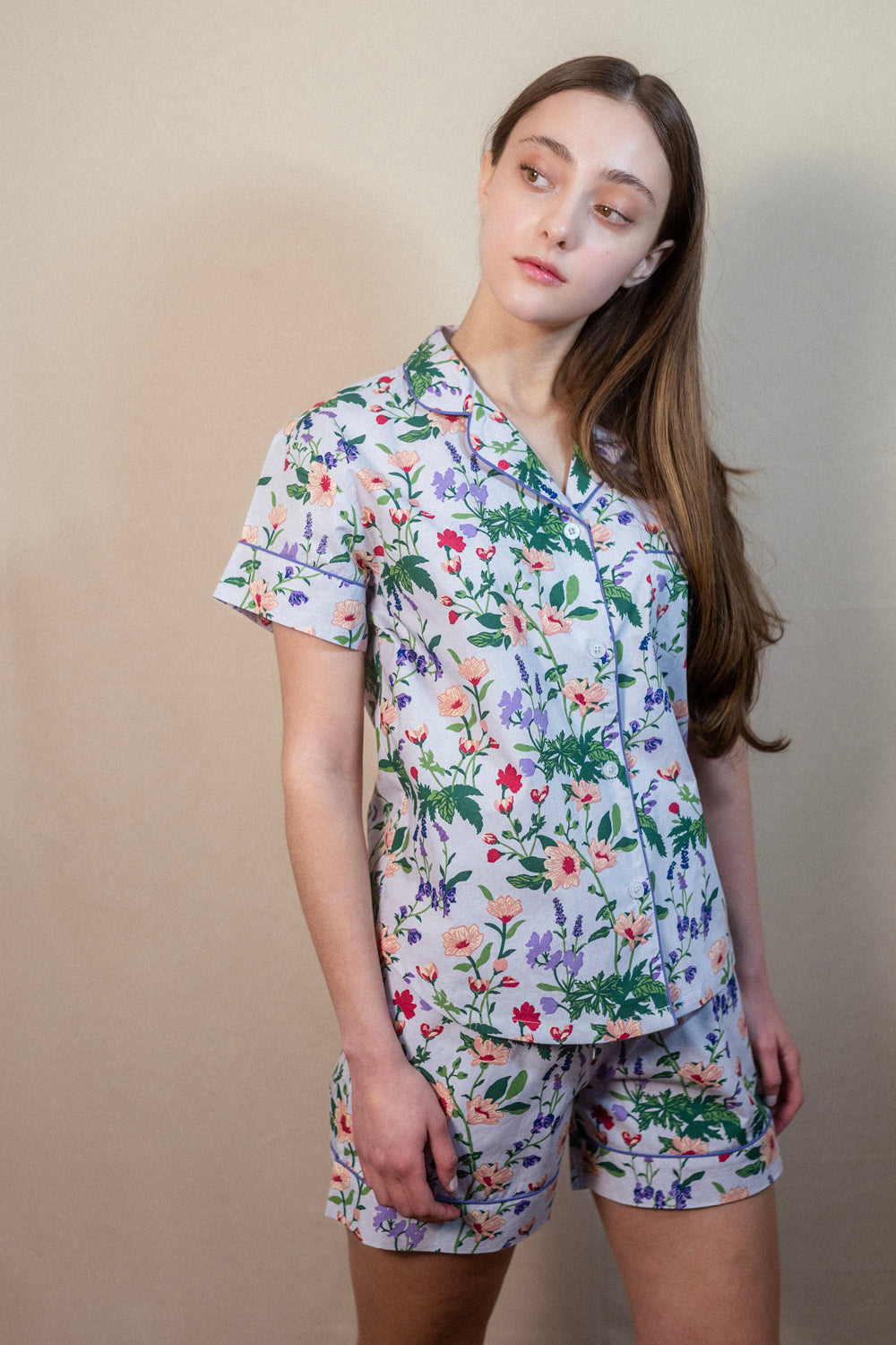 Denise Rae Garden Groove Short PJ Set