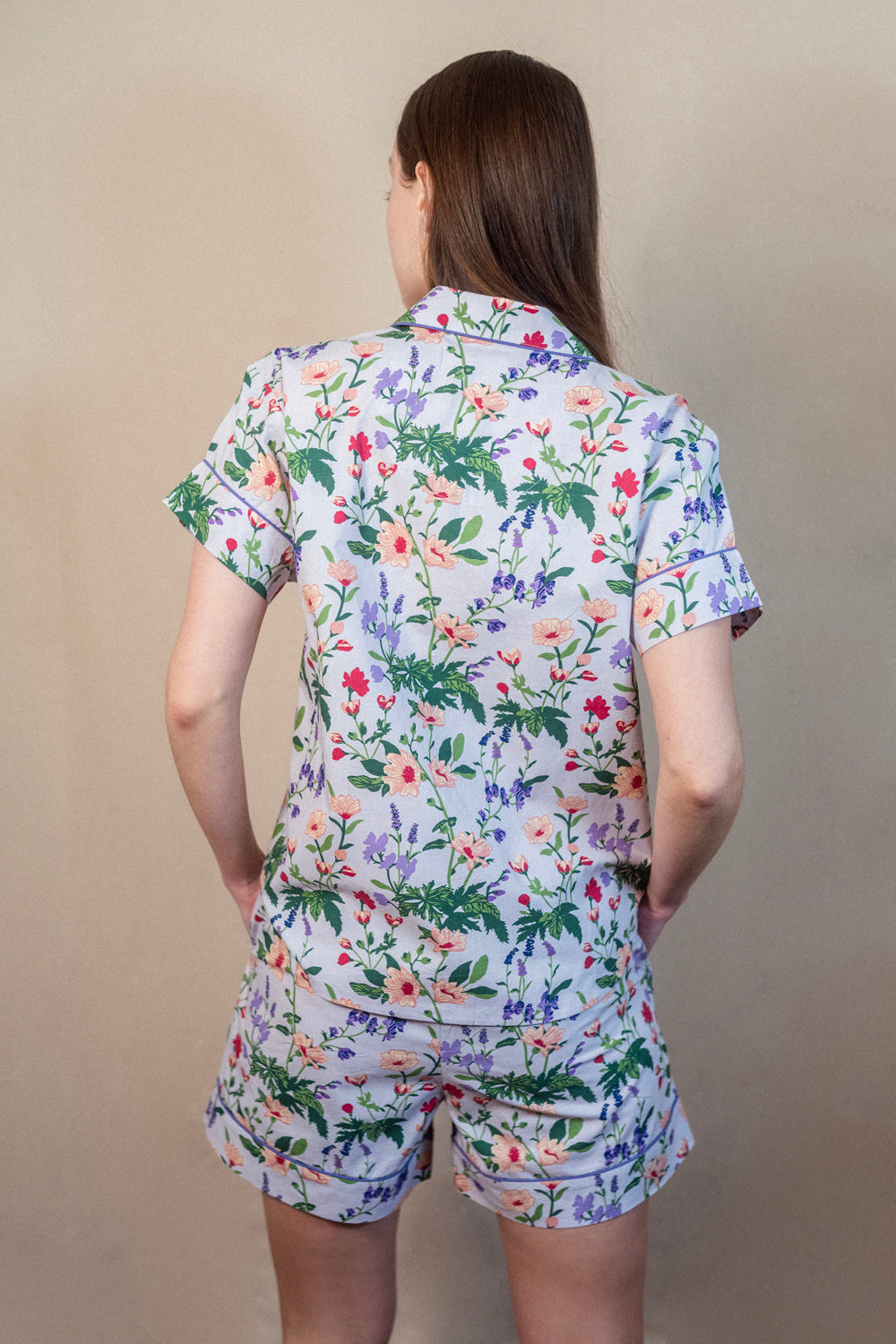 Denise Rae Garden Groove Short PJ Set