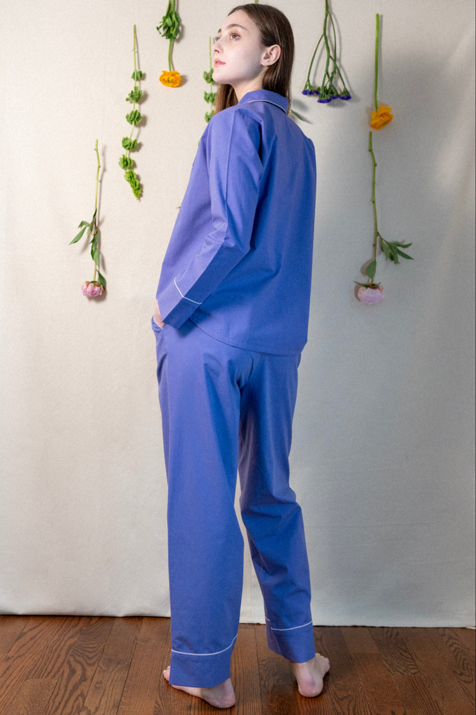 Denise Rae Garden Groove Long PJ Set