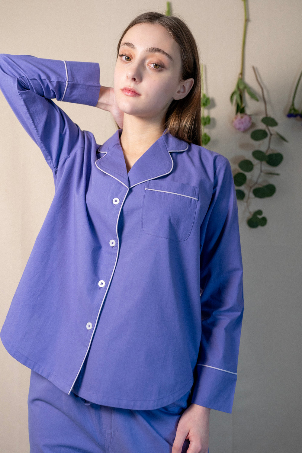 Denise Rae Garden Groove Long PJ Set