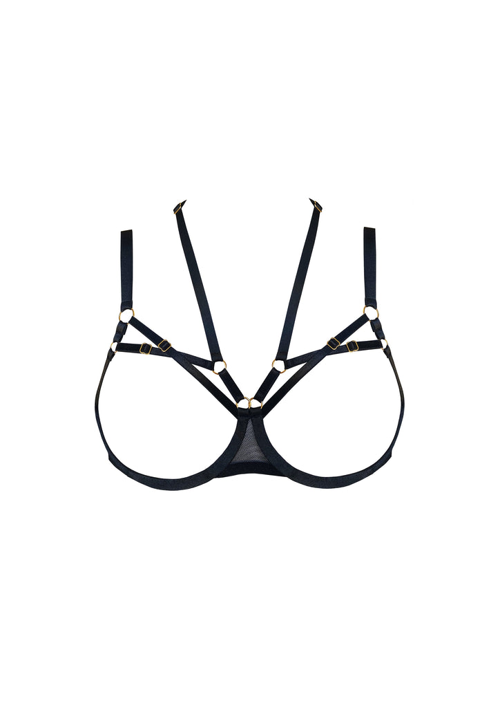 24k gold plated hardware Bra