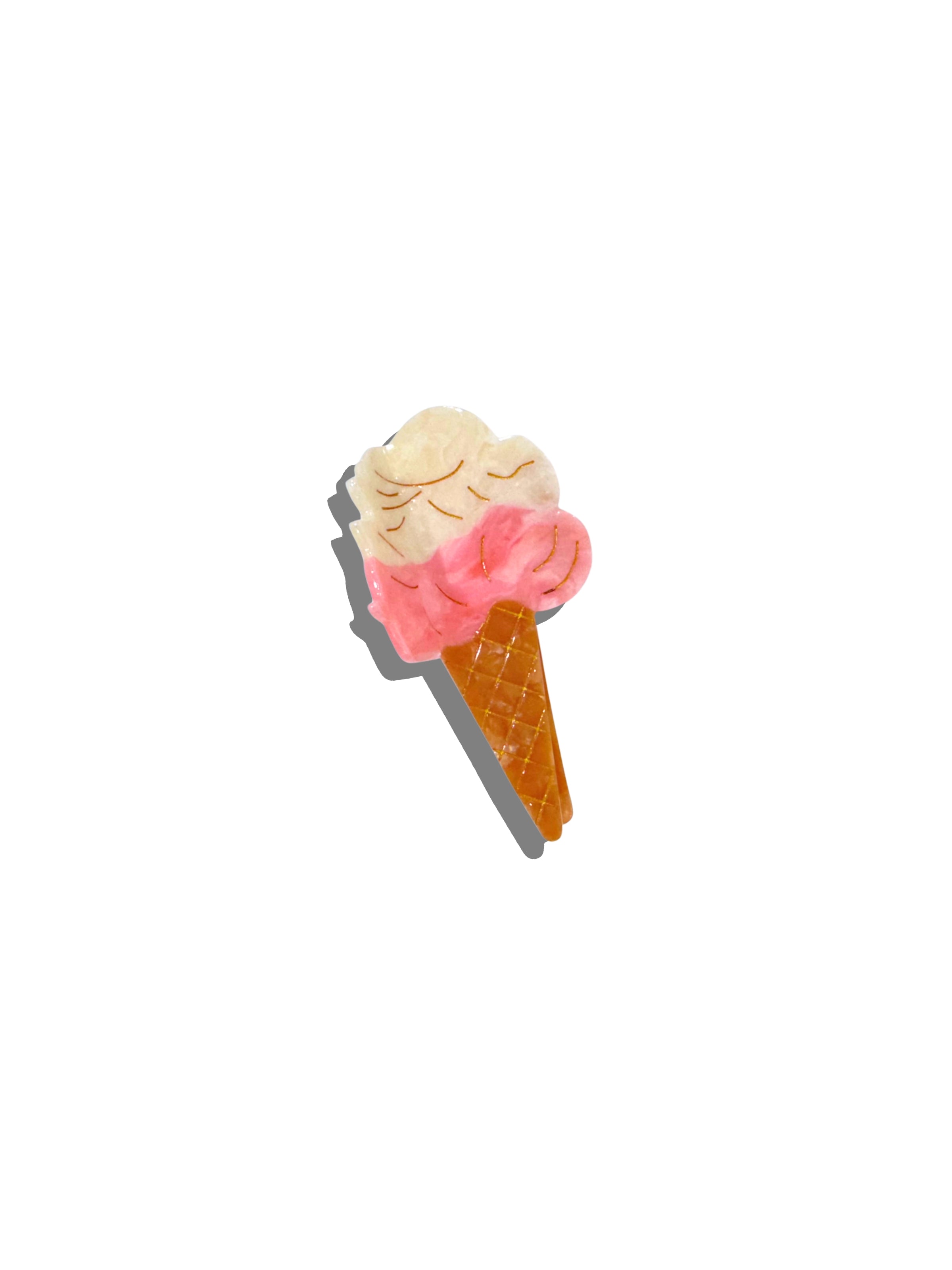 Solar Eclipse Hand-Painted Gelato Claw Hair Clip