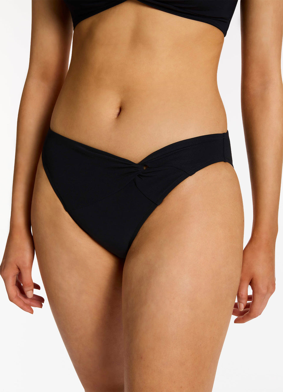 Jets Swim Twist Front Hipster Bikini Bottom