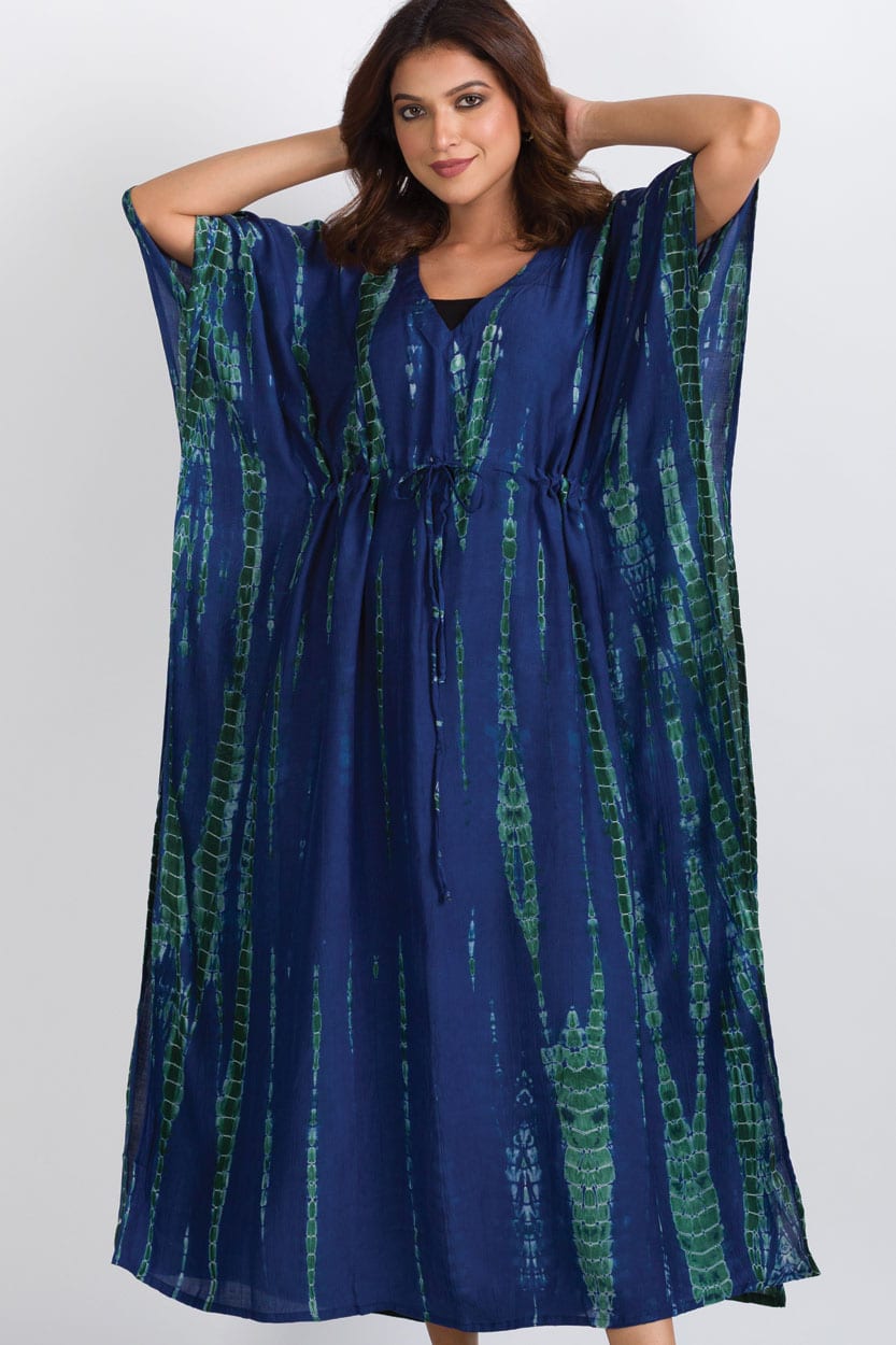 Sevya Handmade Shibori Caftan