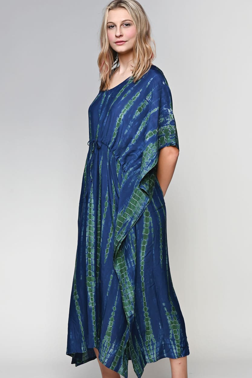 Sevya Handmade Shibori Caftan