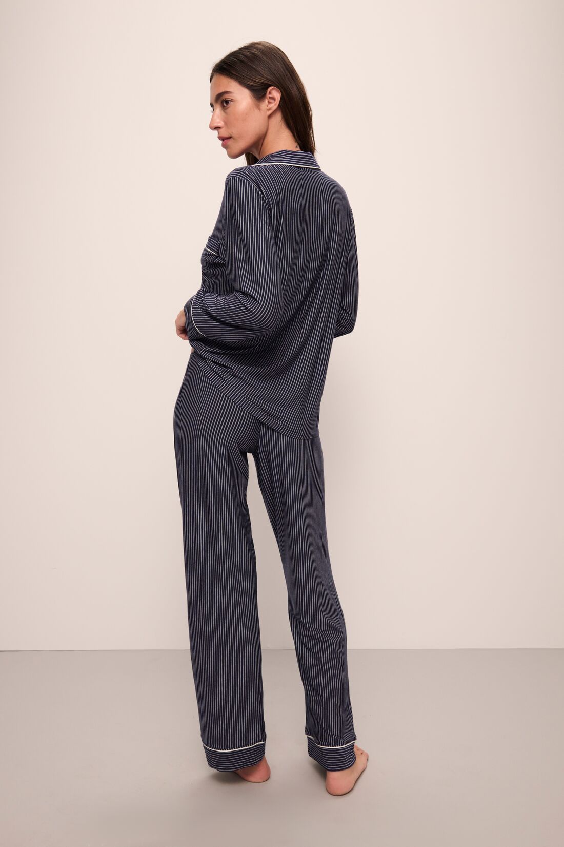 Eberjey Gisele Printed Long PJ Set