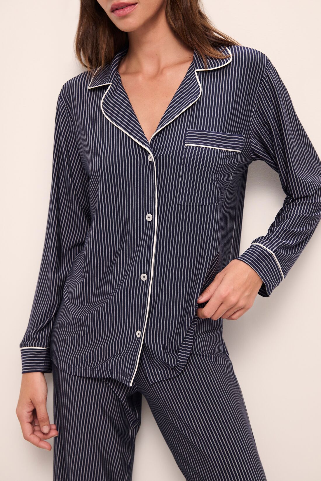Eberjey Gisele Printed Long PJ Set