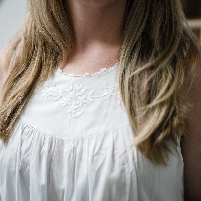 Maison d` Haiti The Sarah Garland Nightgown - White