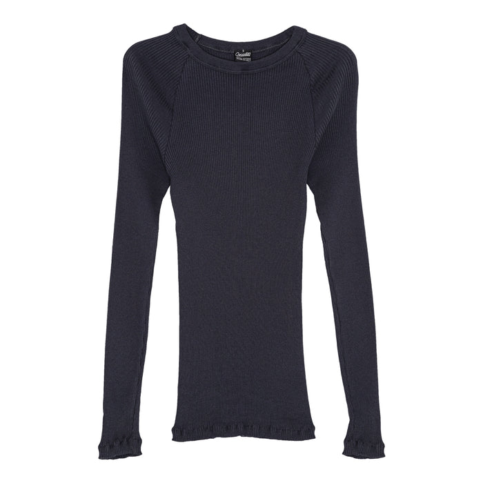 Oscalito Cotone Costina  L/S Ribbed Top