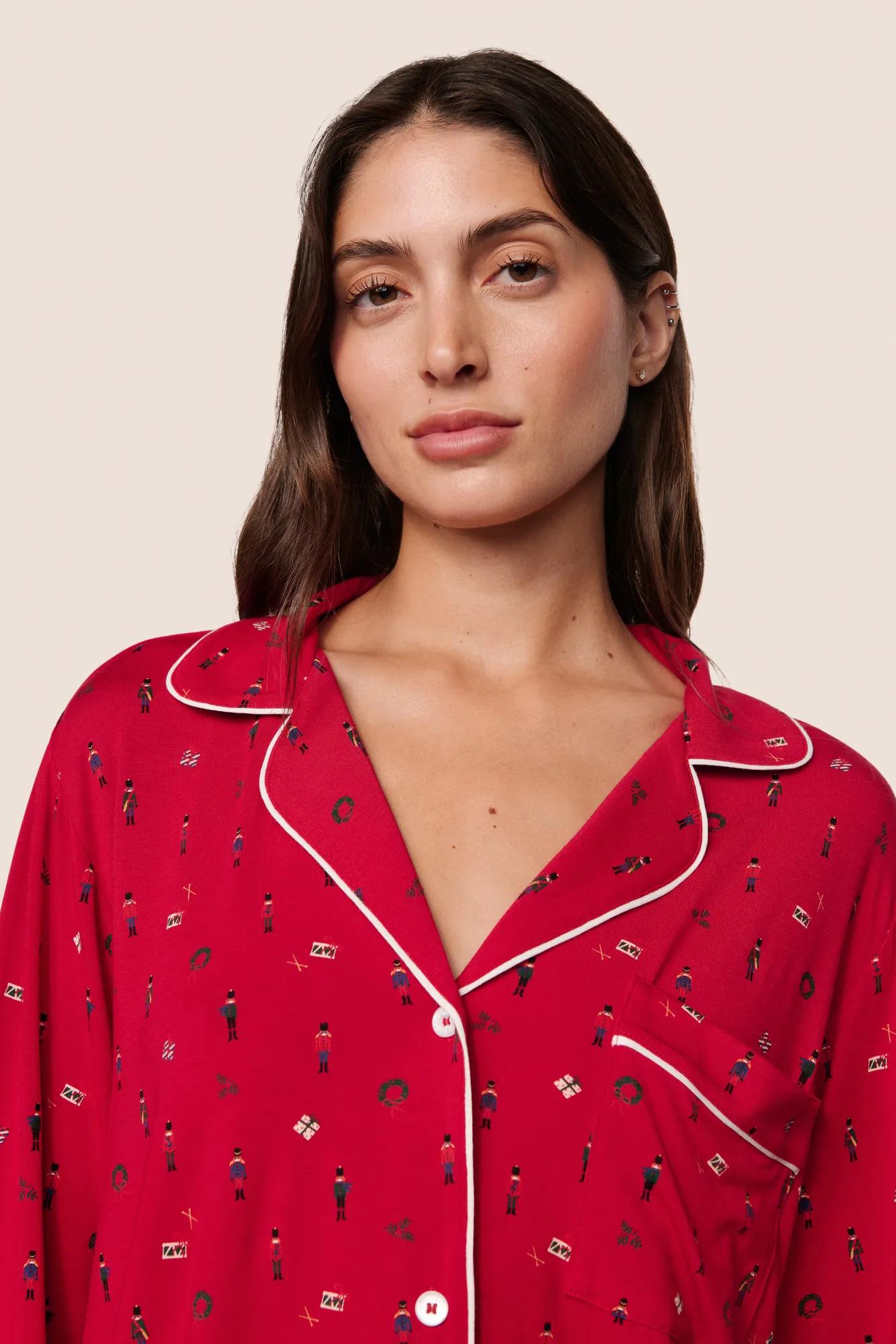 Eberjey Gisele Printed Long PJ Set