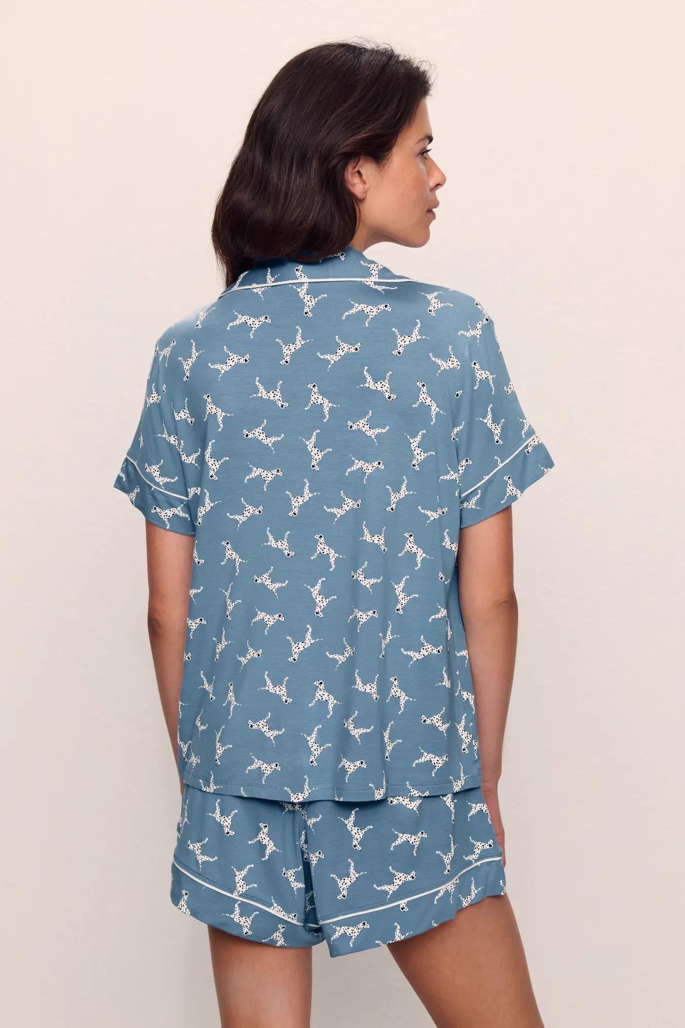 Eberjey Gisele Printed Relax Short PJ Set