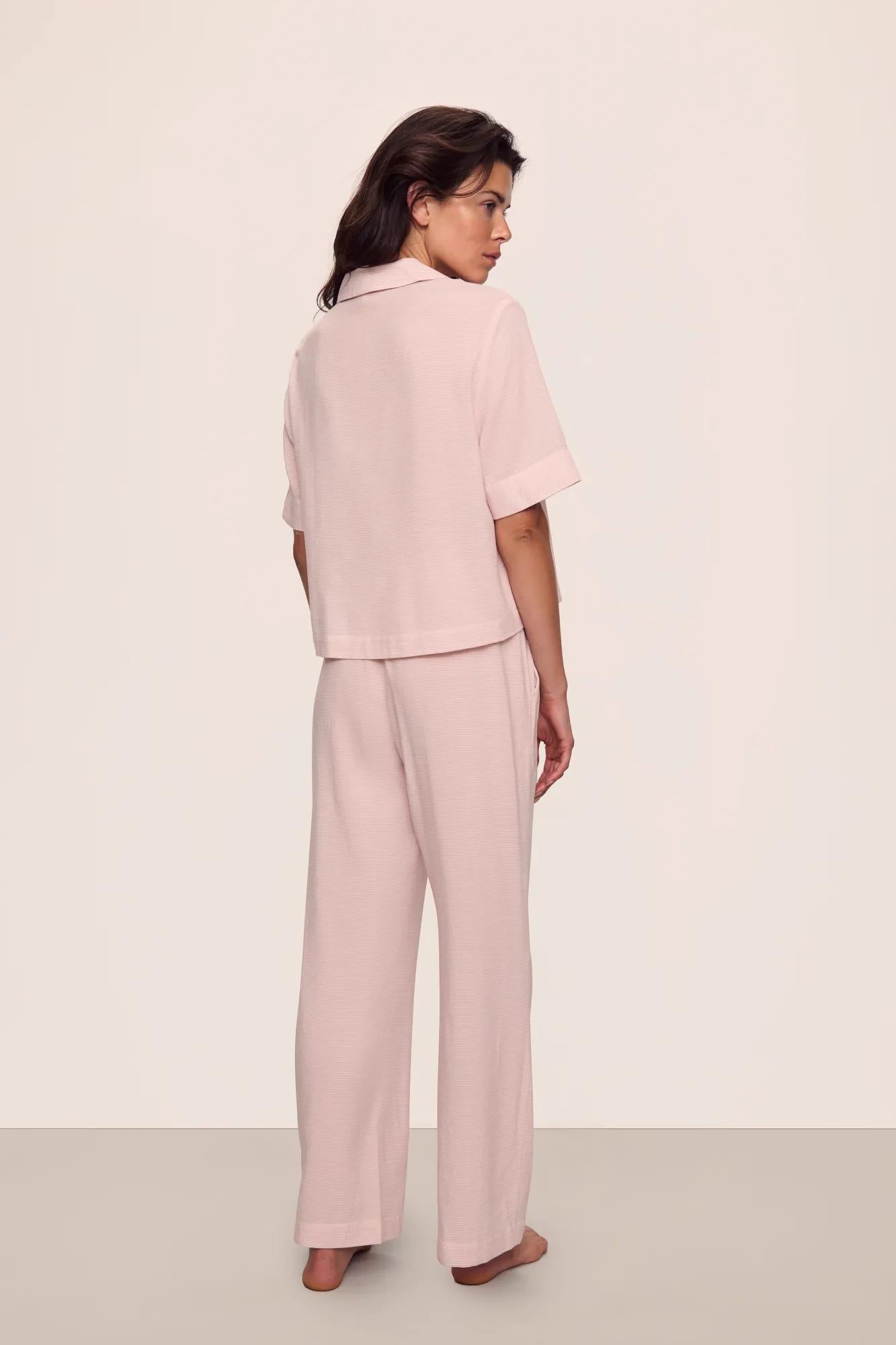Eberjey Nautico Relaxed Short Sleeve & Pant PJ Set