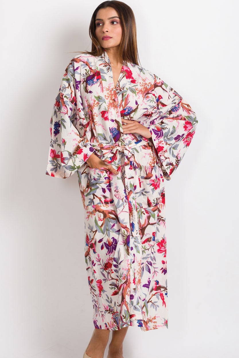 Sevya Handmade Rani Kimono Robe