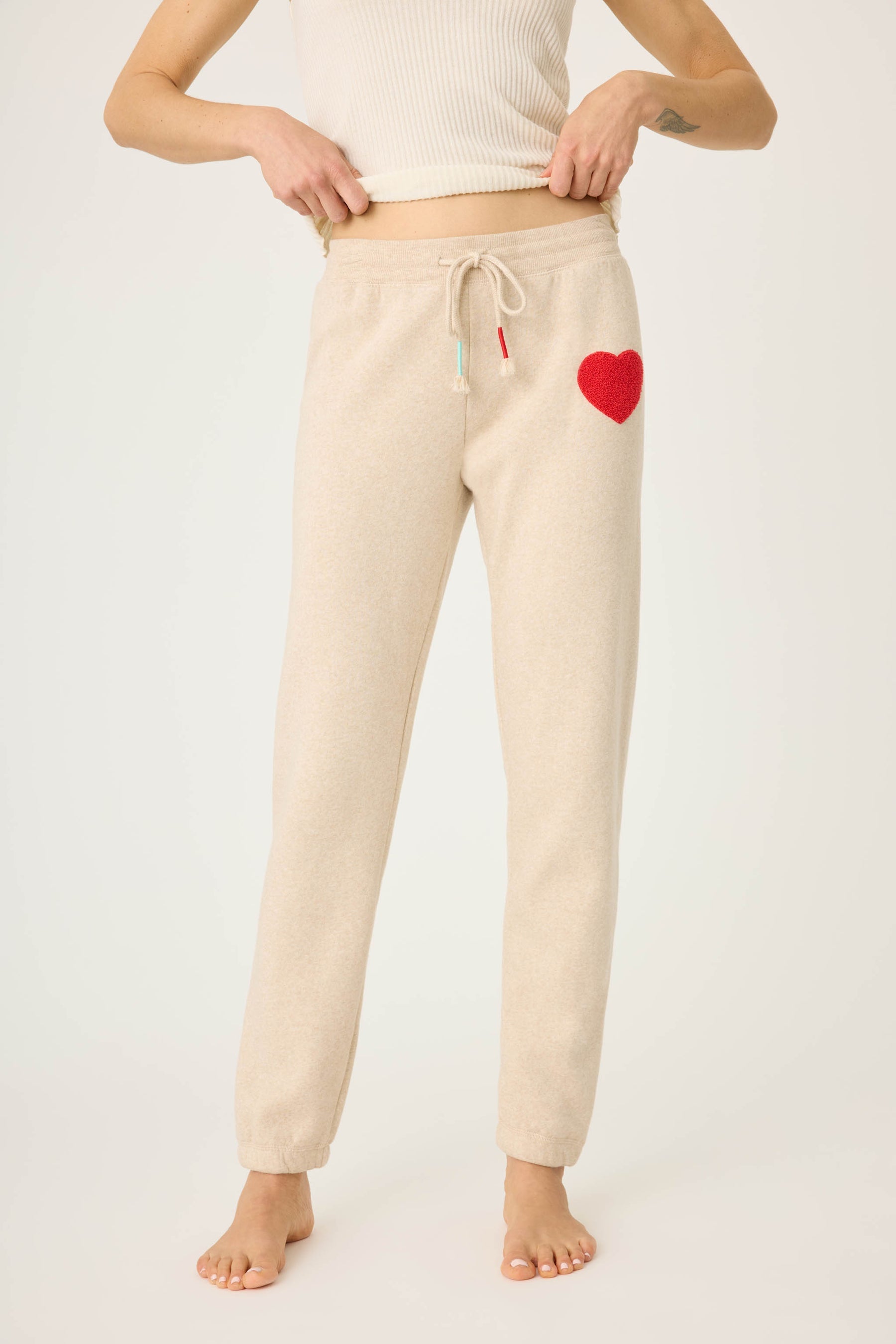P.J. Salvage For the Mama`s Embroidered Banded Jogger Pant