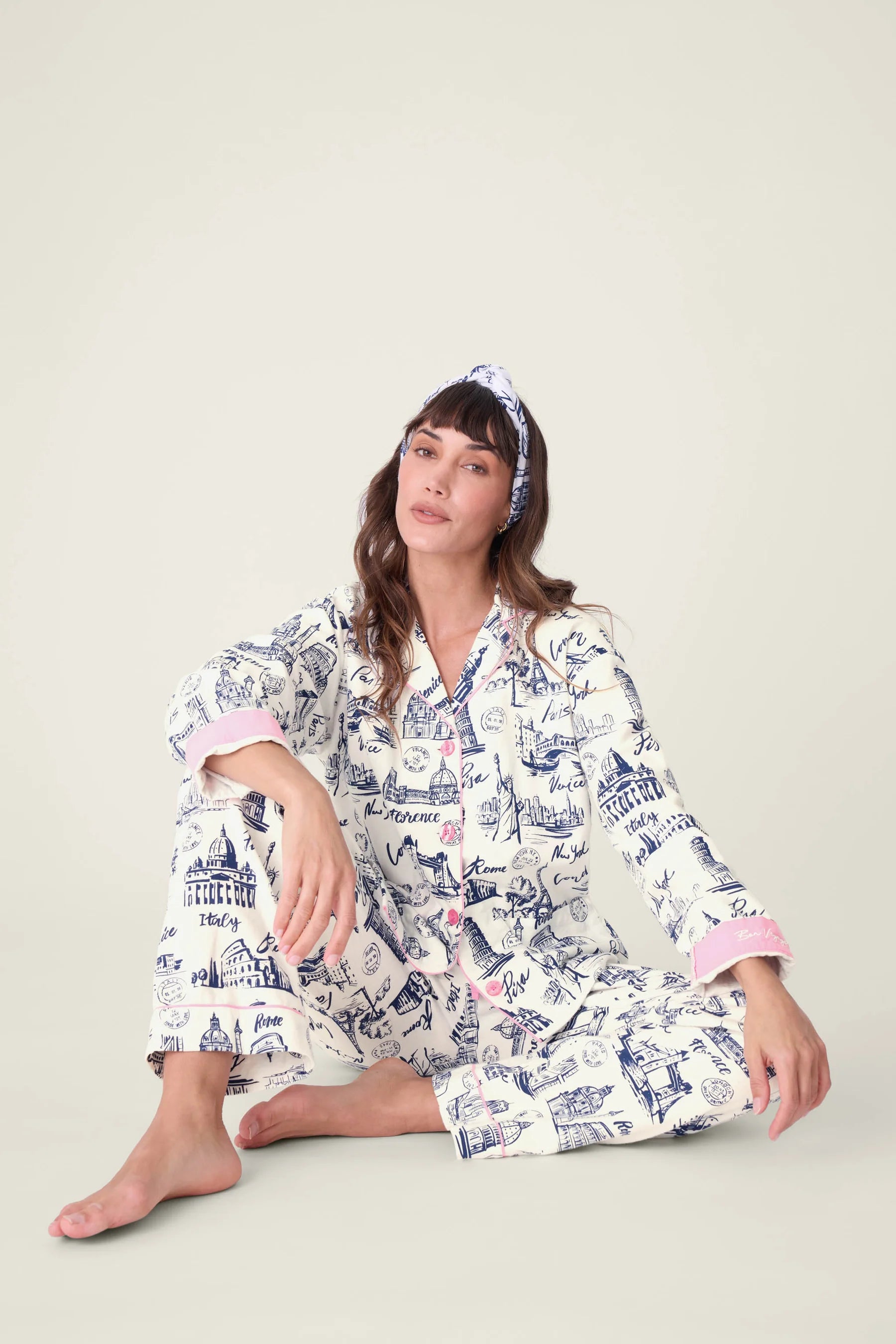 P.J. Salvage Print Flannel PJ Set