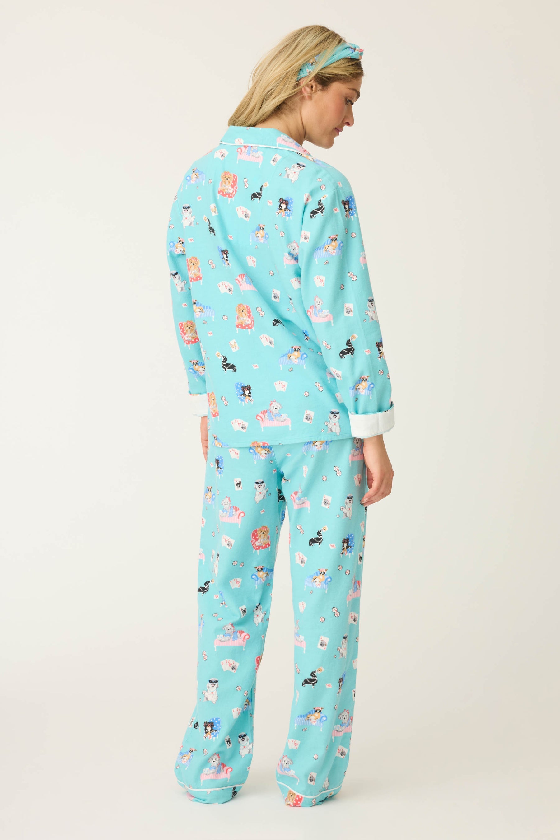 P.J. Salvage Print Flannel PJ Set