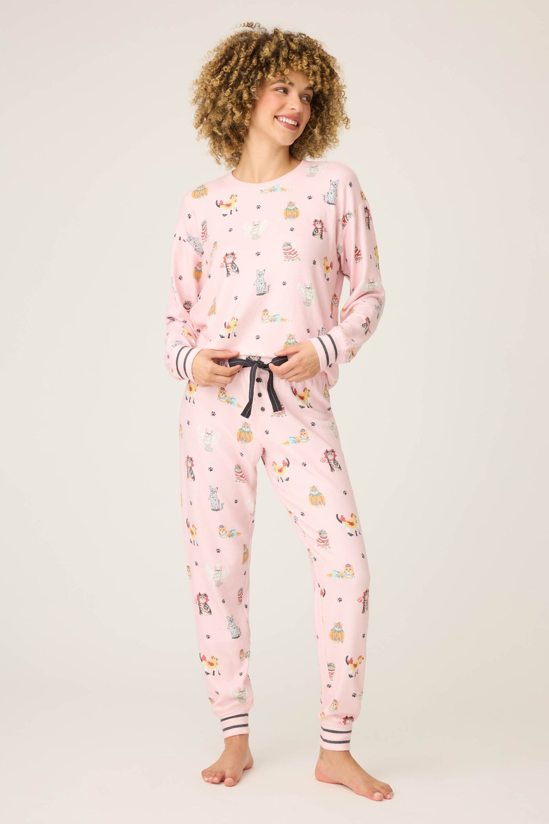 P.J. Salvage Feline Spooky L/S Top