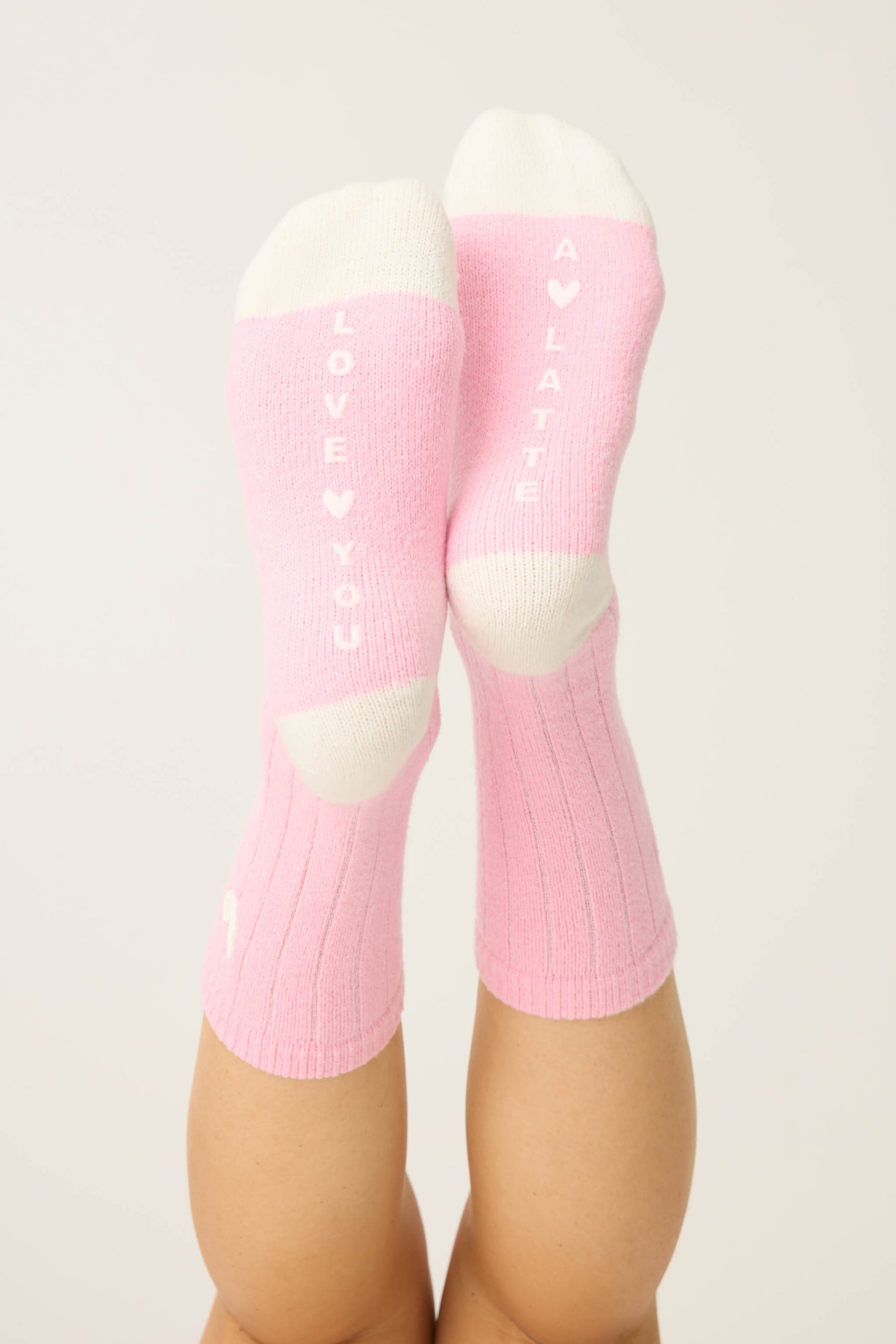 P.J. Salvage Love You A Latte Cozy Crew Sock