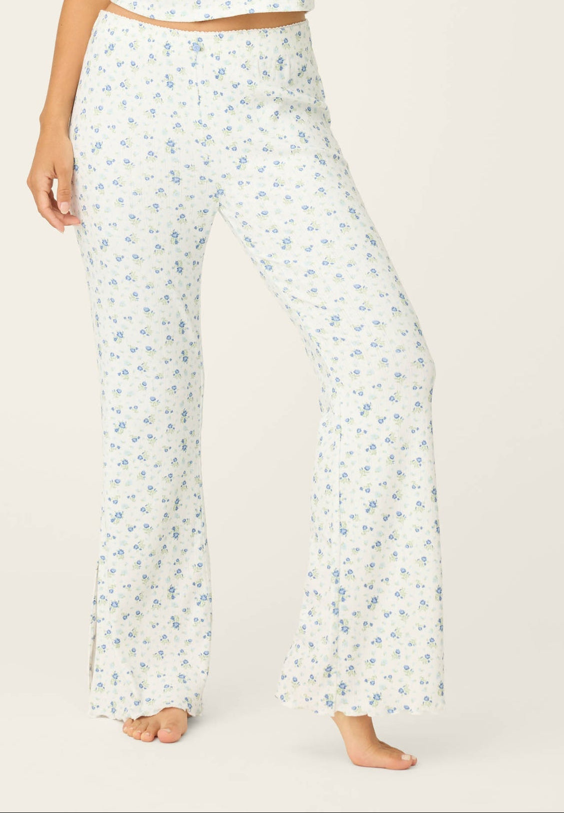 P.J. Salvage More Amour Ditsy Floral Pointelle Pant