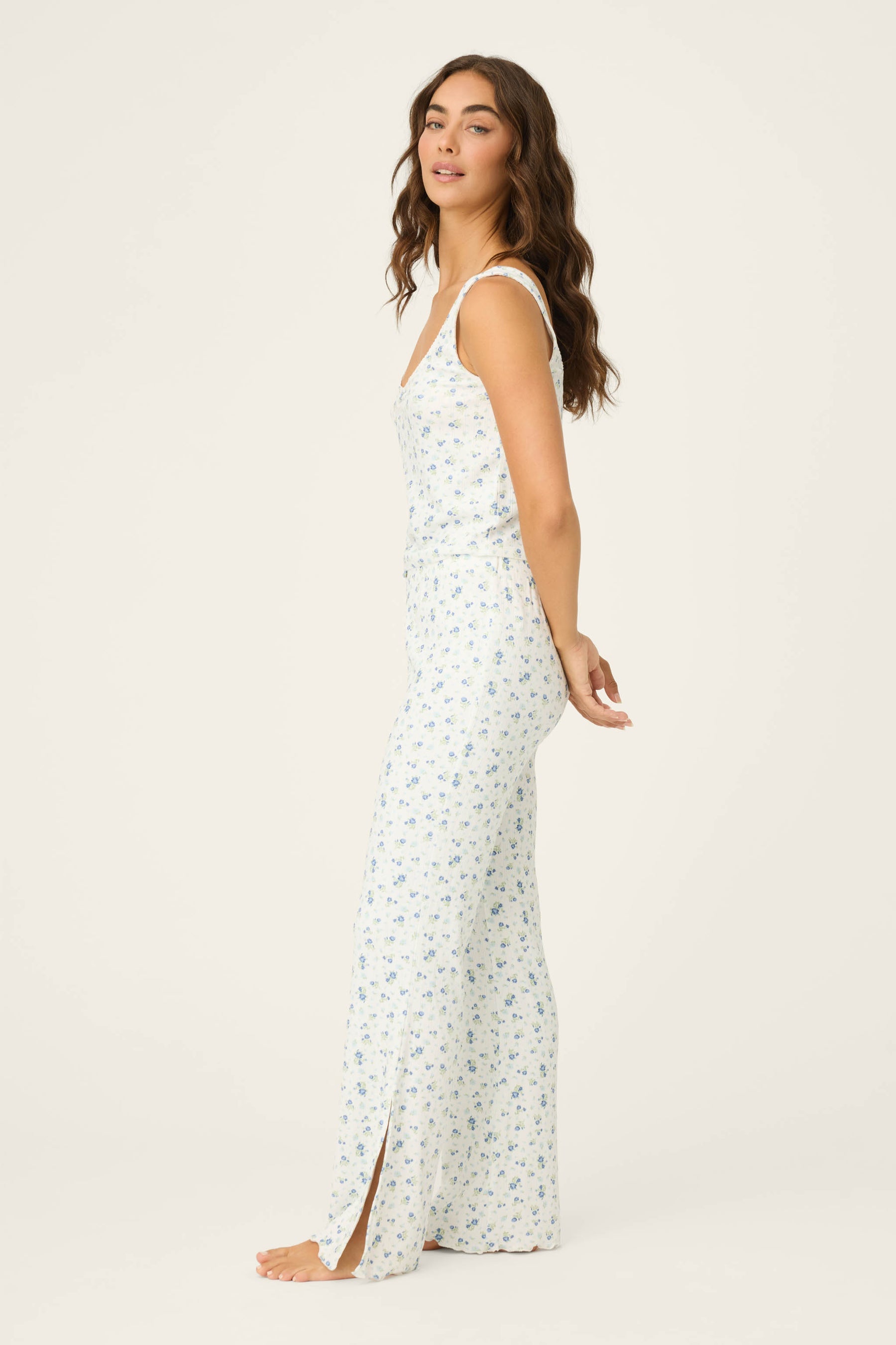 P.J. Salvage More Amour Ditsy Floral Pointelle Pant