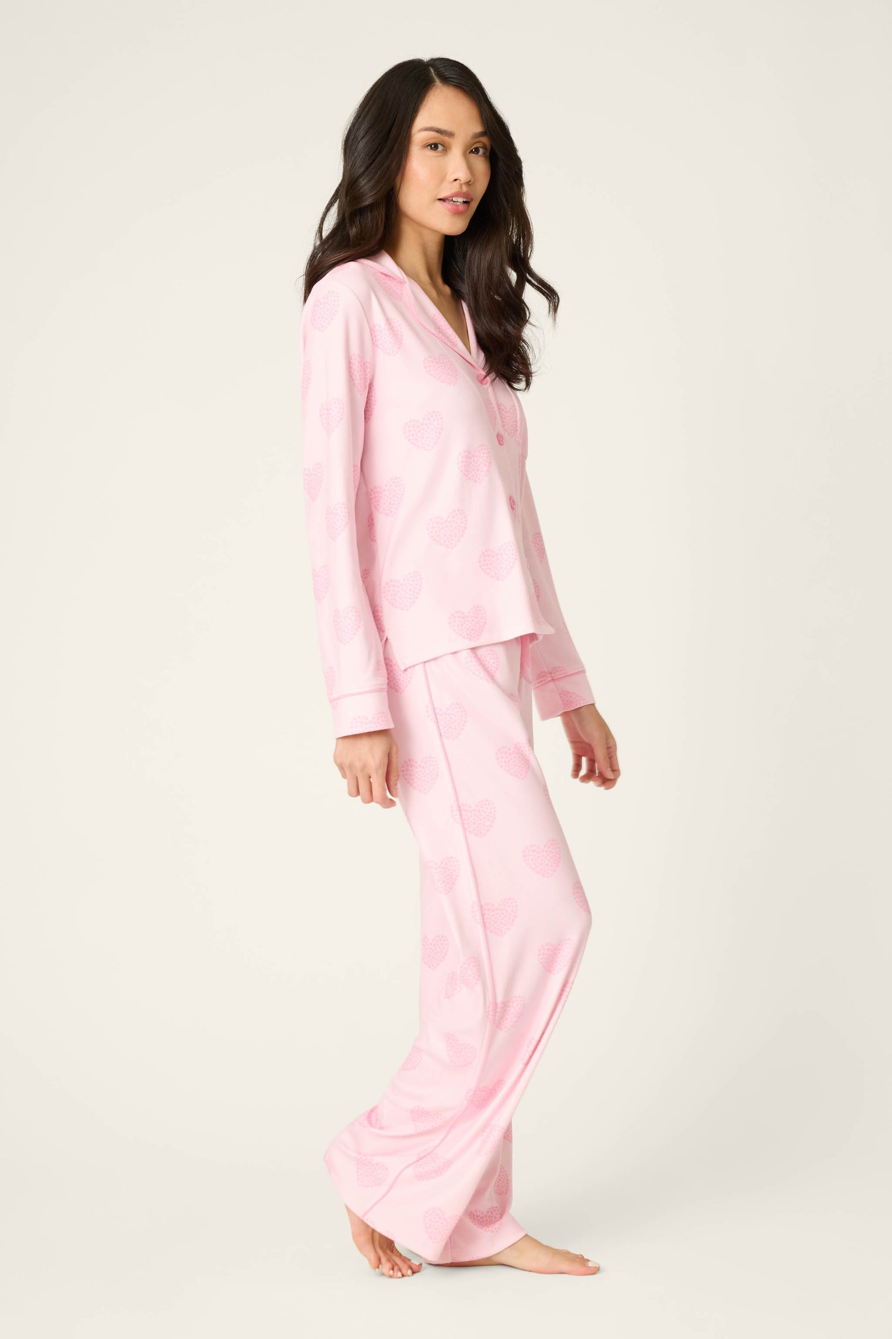 P.J. Salvage Valentine's Day Print 3-Piece PJ Set