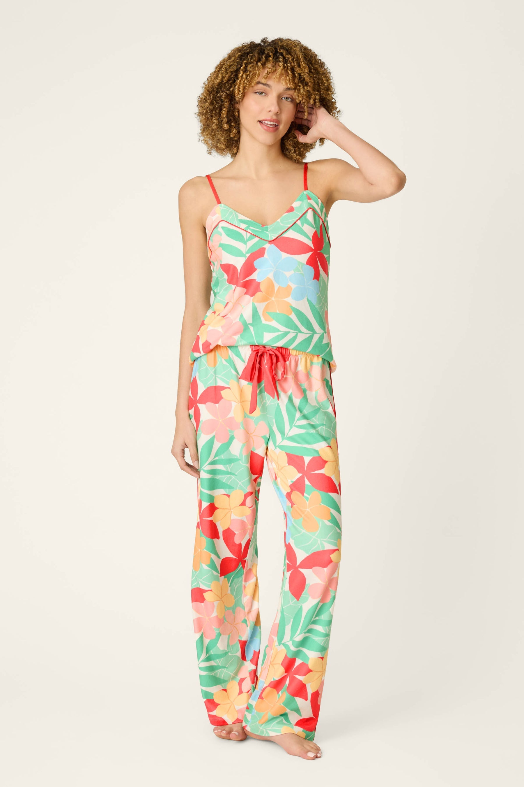 P.J. Salvage The Coastal Club Sunset Blooms Pant