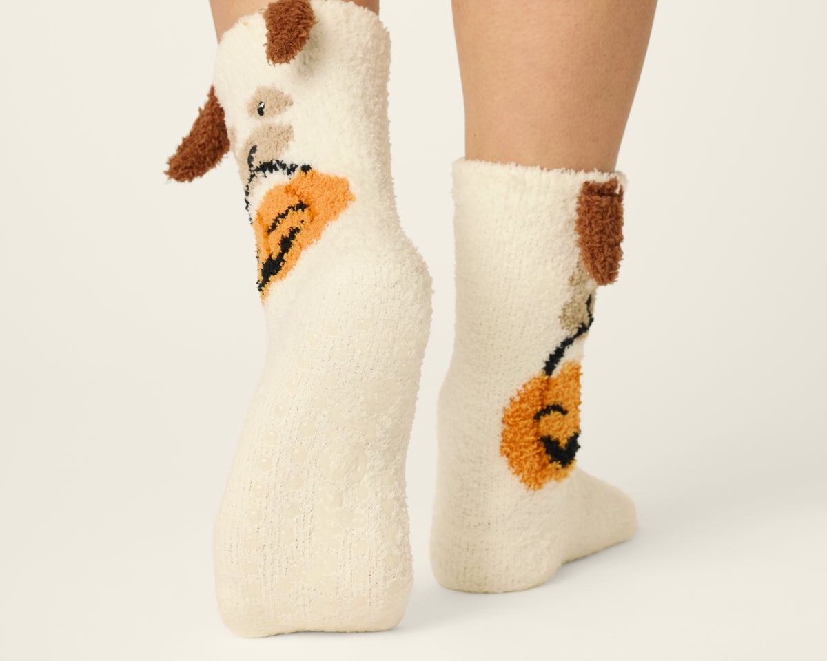 P.J. Salvage I Am A Dog Cozy Crew Sock