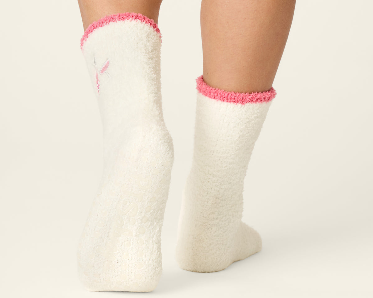 P.J. Salvage Sip, Sip, Sparkle Embroidered Sock