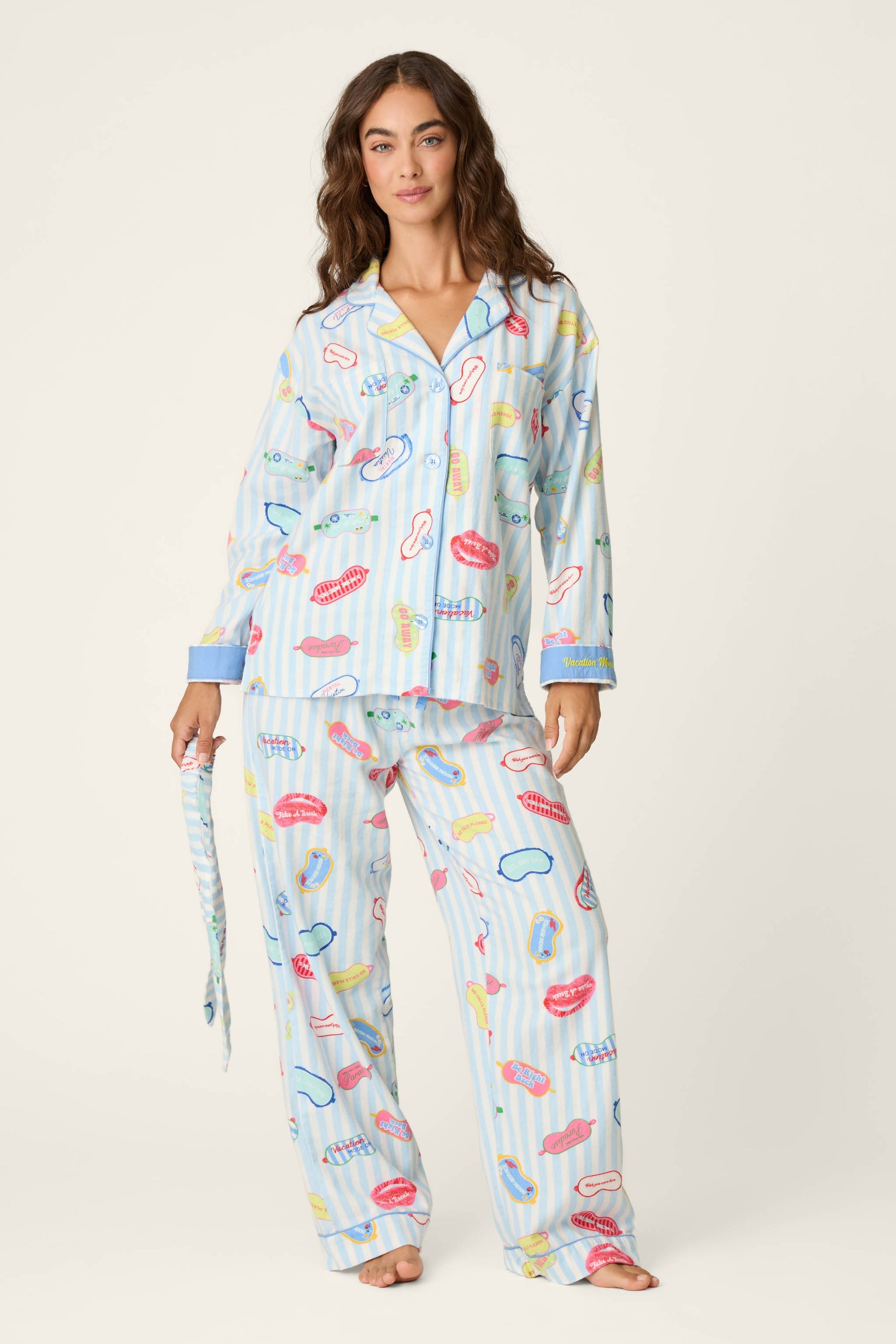 P.J. Salvage 3-Piece L/S Flannel PJ Set