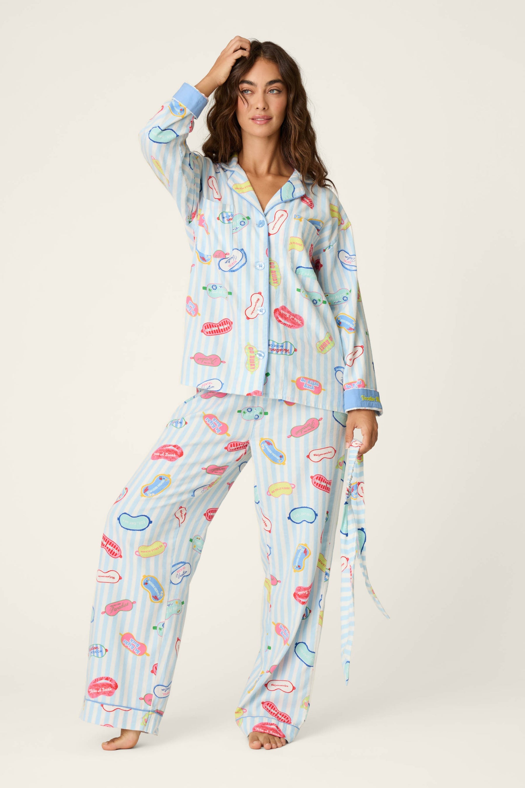 P.J. Salvage 3-Piece L/S Flannel PJ Set