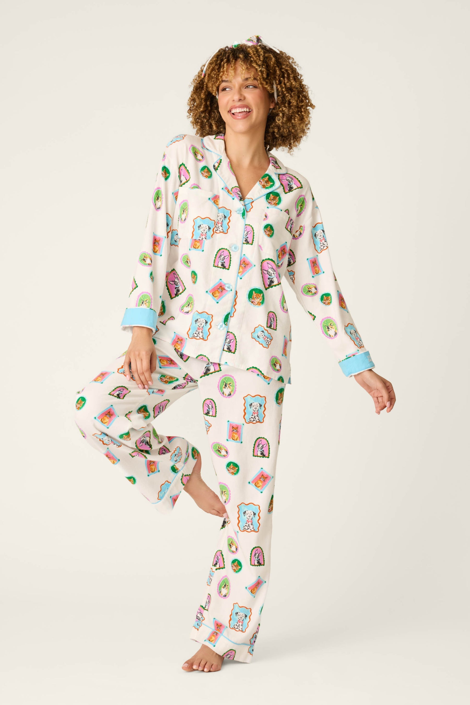 P.J. Salvage 3-Piece L/S Flannel PJ Set