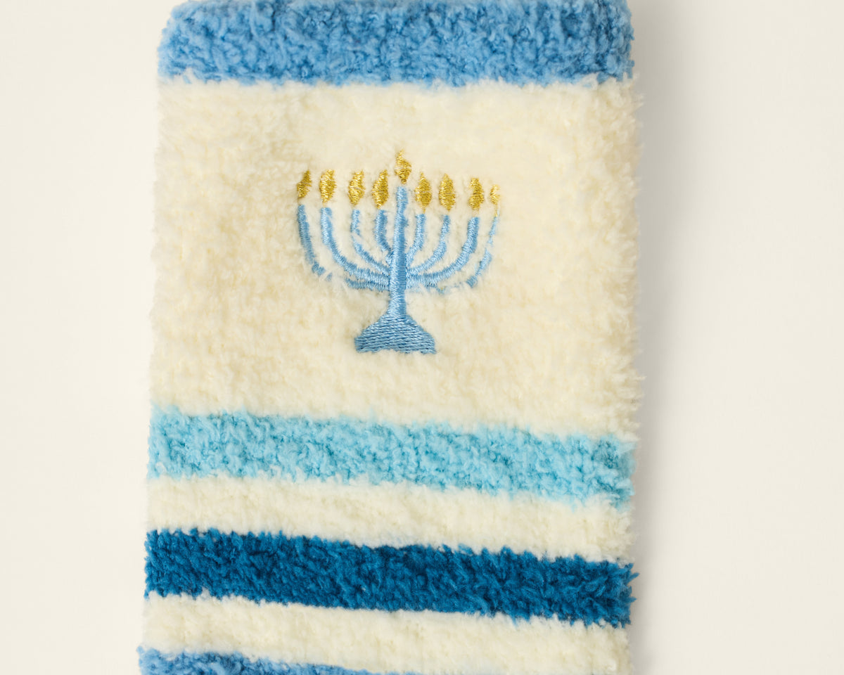 P.J. Salvage Menorah Cozy Crew Sock