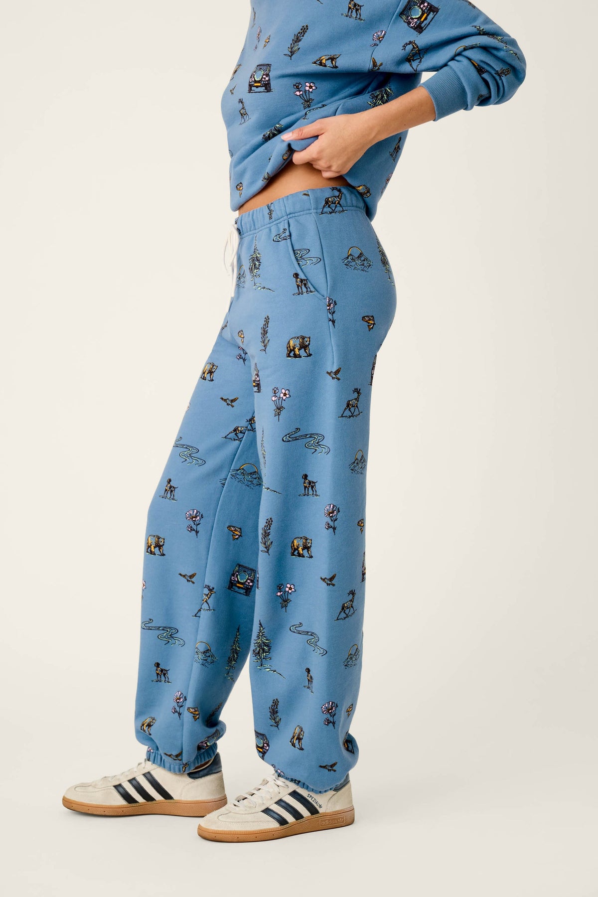 P.J. Salvage Nature Is My Therapy Nature Print Good Hang Joggers
