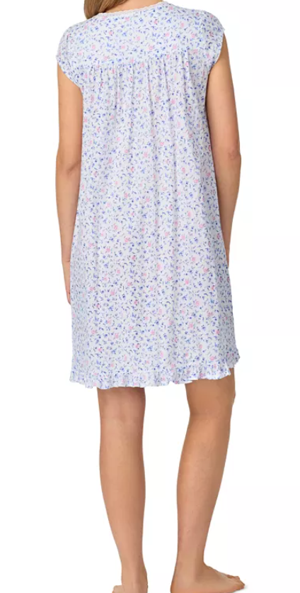 Eileen West Cotton Knit Short Nightshirt