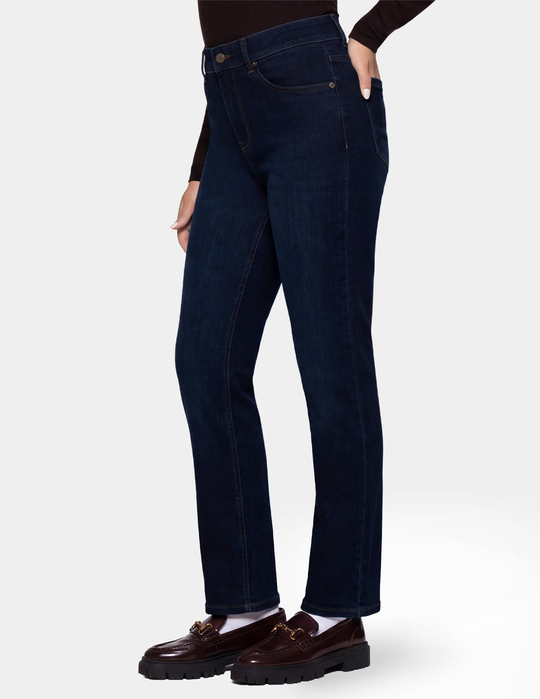 Hue Stovepipe Ultra Soft Denim Pant