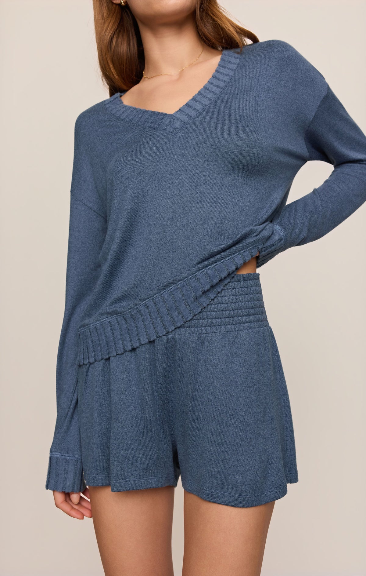 Z Supply women’s long sleeve V-neck top