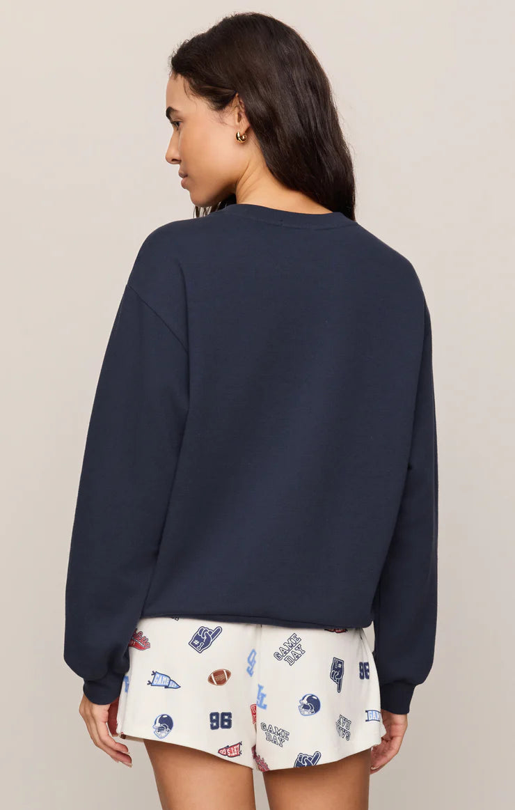 Z Supply Boyfriend Patch Sweatshirt