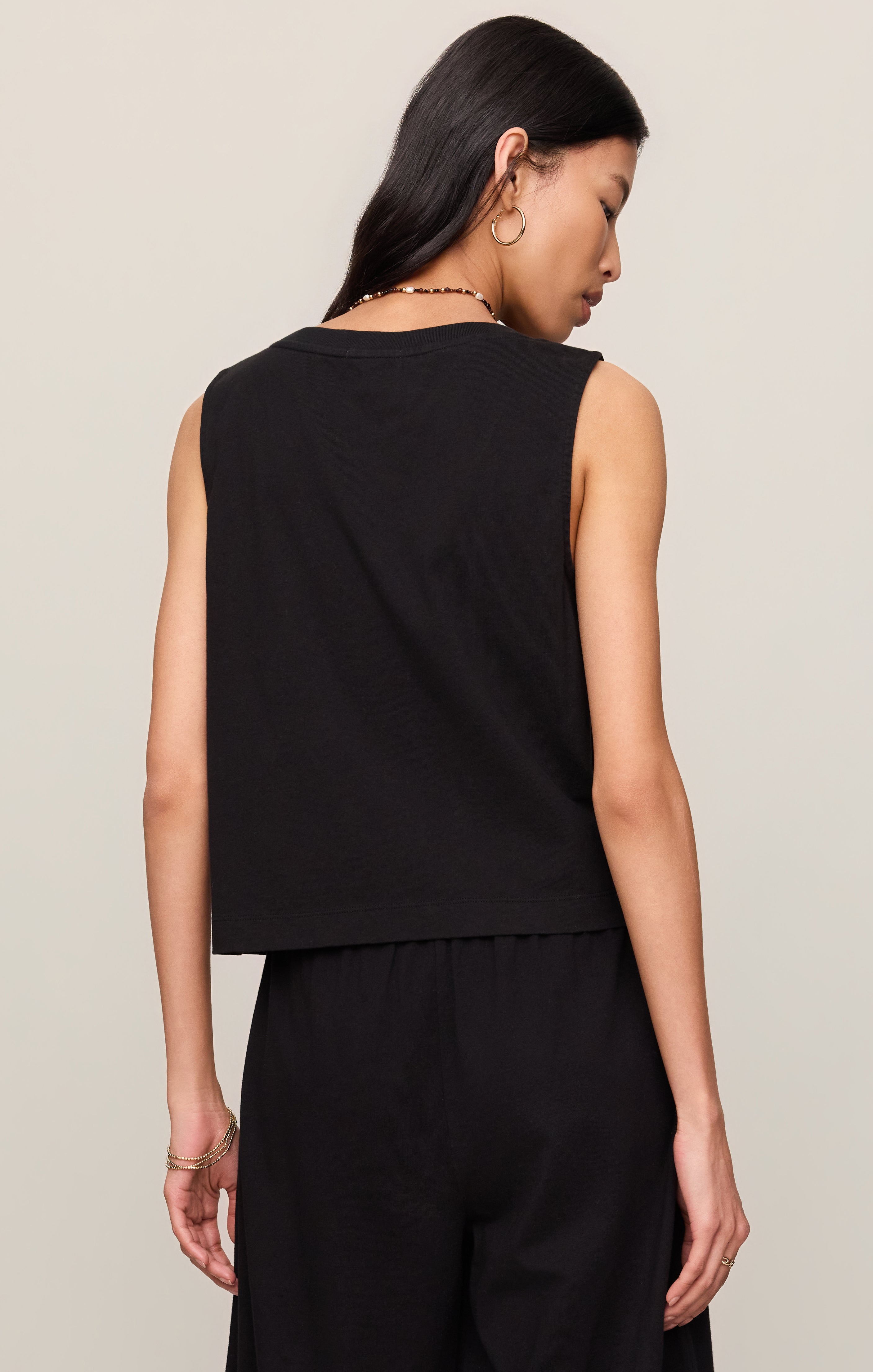 Z Supply Sloane V-Neck Cotton Jersey Tank