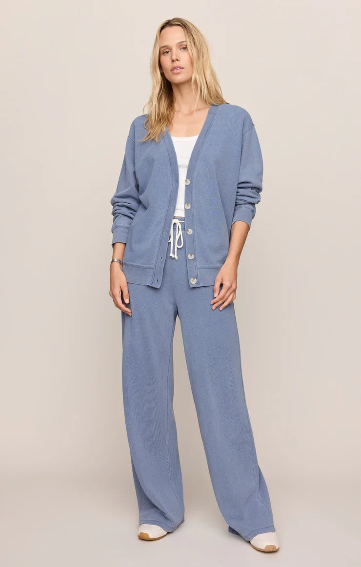 Z Supply Dazed End Knit Denim Cardigan