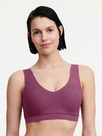 Chantelle Soft Stretch Padded V-Neck Bra Top