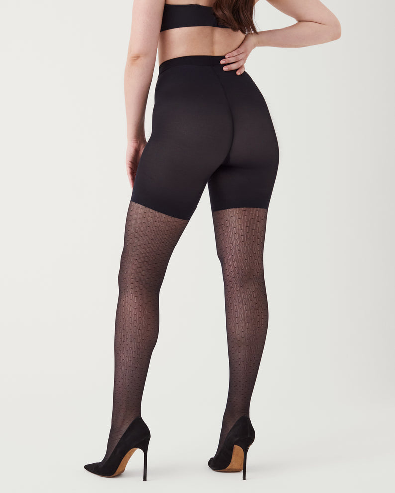 Spanx Tight End Tights Micro Dot Fishnet Tights