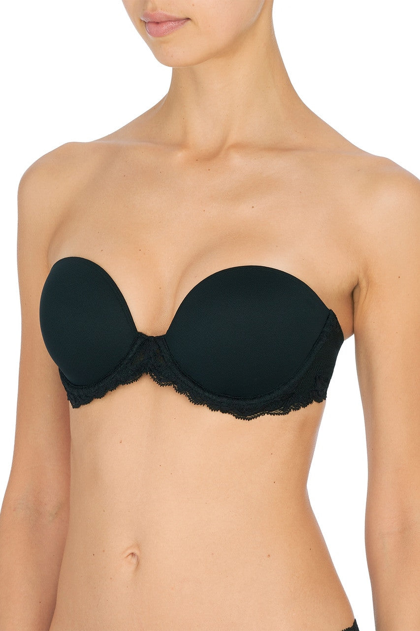 Natori Feathers Strapless Plunge Bra