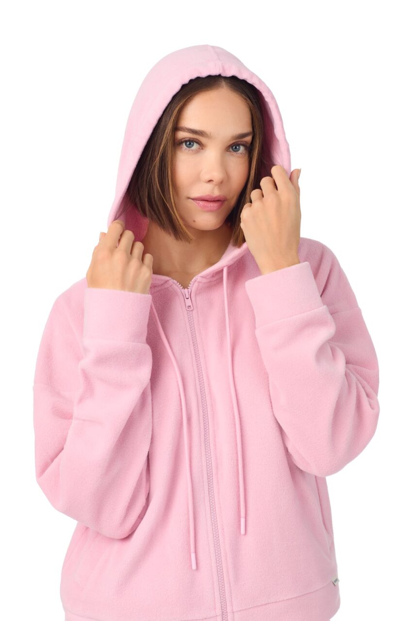 Donna Karan Sleep Long L/S Hooded PJ Set