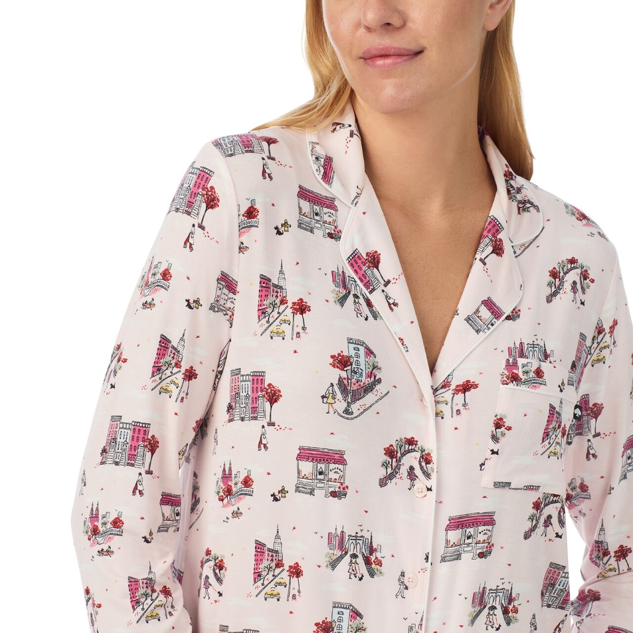 Kate Spade Printed 3/4 Sleeve PJ Set