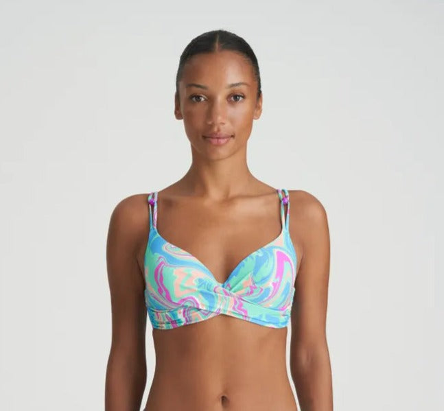 bikini brief with funky print