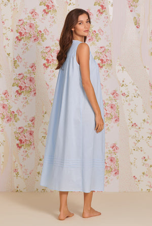 blue poetic long gown xs