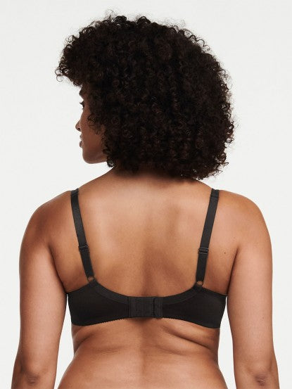Chantelle Basic Invisible Memory Foam T-Shirt Bra - Black