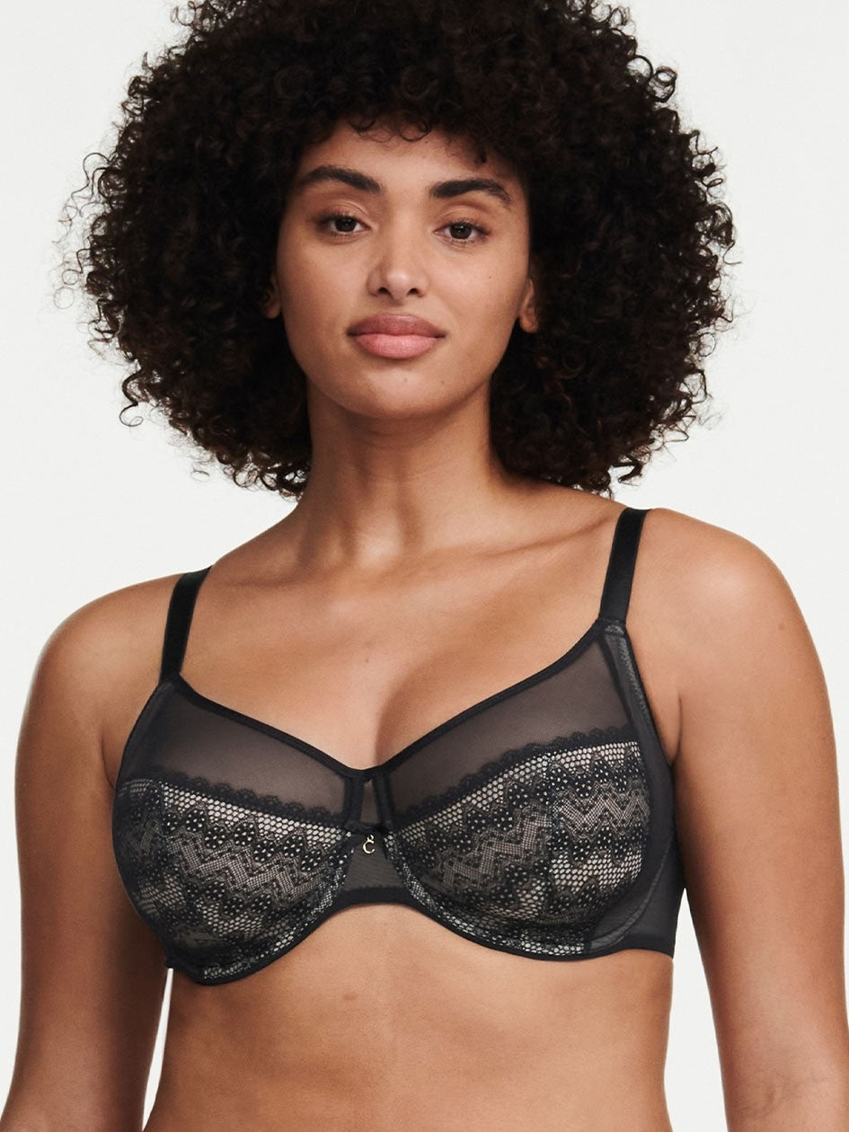 Chantelle Révèle Moi 4-Part Bra  - Black