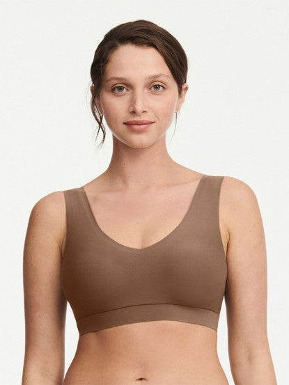 Chantelle Soft Stretch Padded V-Neck Bra Top