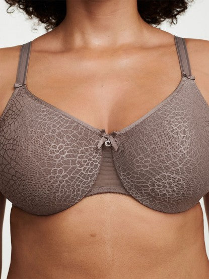 Chantelle C Magnifique Molded Underwire Bra - Hazelnut